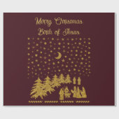 Religieus Kerstfeest, Geboorte van Jezus Cadeaupapier (Vlak)