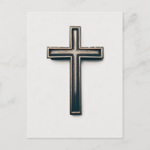 Religieus kruis briefkaart