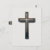 Religieus kruis briefkaart (Voorkant / Achterkant)