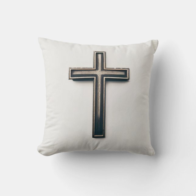 Religieus kruis kussen (Voorkant)