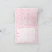 Religieus Kruis Vlinder Meisje Dank u Kaarten (Binnen)