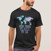 Religieus landschap voor het uitpakken van reizen t-shirt (Voorkant)
