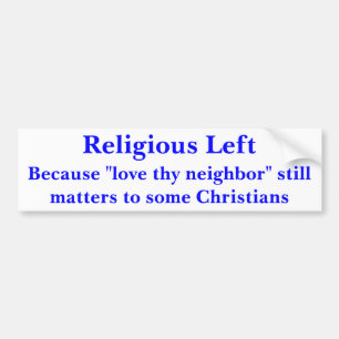 Religieus links bumpersticker