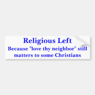 Religieus links bumpersticker