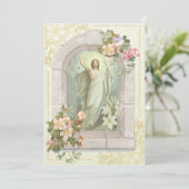 Religieus Paaskatholiek opstandingsgebed (Staand voorkant)