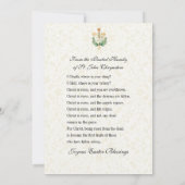 Religieus Paaskatholiek opstandingsgebed (Achterkant)