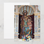 Religieus pictogram Baptisme uitnodiging (Voorkant / Achterkant)