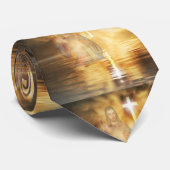 Religieus Stropdas met Afbeelding van God & Kruis (Opgerold)