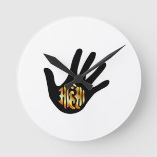 Religieus symbool van het Jainisme - Ahimsa Ronde Klok