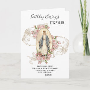 Religieus Verjaardag Maagd Maria Kaart