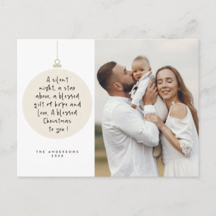 Religieus, Vrolijk Kerstfeest, Christelijke Famili Briefkaart