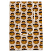 Religieuse Frans chouxgebak roompuddingdessert Medium Cadeauzakje (Achterkant)