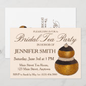 Religieuse Franse khoux Pastry-partij Kaart (Voorkant / Achterkant)