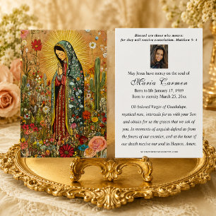 Religieuse Vierge Marie Guadalupe Funérailles cath