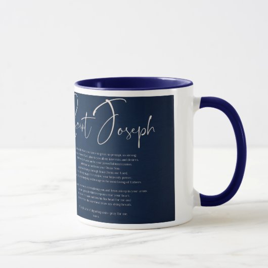 Religieux catholique Saint-Joseph Mug catholique (Droite)