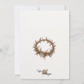 Religieux chrétienne, Écritures Carte de Pâques (Dos)