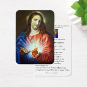 Religieux Jésus Coeur funéraire Prière commémorati (Bureau)