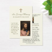 Religieux Jésus Écriture Funéraire Carte de prière (Bureau)