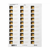 Religieux Jésus, Marie et Anges Étiquette de Noël (Feuille entière)