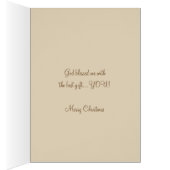 Religieux Noël Bienheureux Mari Bébé Jésus (Intérieur (Droit))