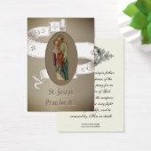 Religieux Saint Joseph Catholique Prière Carte Sai (Bureau)
