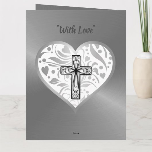 Religieuze 25e Jubileum Kaart Husband (Achterkant)