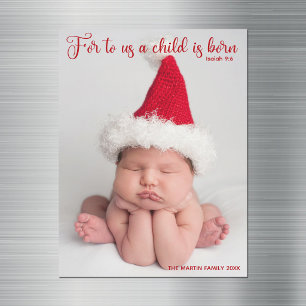 Religieuze Baby Foto Christelijk Kerstmis Magnet