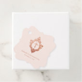 Religieuze bevestiging Meisje Roze Kruis in Crest Bedankjes Labels (In situ)