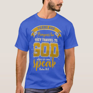 Religieuze bijbel Verse tranen zijn T-shirt
