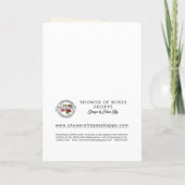 Religieuze Birthday Maagd Mary Floral  Kaart (Achterkant)