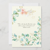 Religieuze Birthday Maagd Mary Scripture Rosary Kaart (Achterkant)