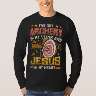 Religieuze Boogschutter Boogschutter Boogschieten T-shirt