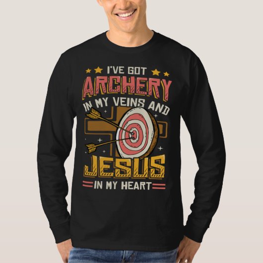 Religieuze Boogschutter Boogschutter Boogschieten T-shirt (Voorkant)