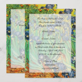 Religieuze bruiloft, Vincent van Gogh, Irissen Kaart (Voorkant / Achterkant)