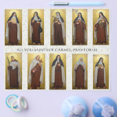 Religieuze Carmelite Nuns priesters Prayer Katholi Flyer (Enkel)