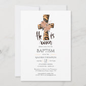 Religieuze Christelijke baptisme Kaart (Voorkant)