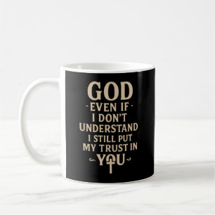 Religieuze christelijke geloof quote koffiemok