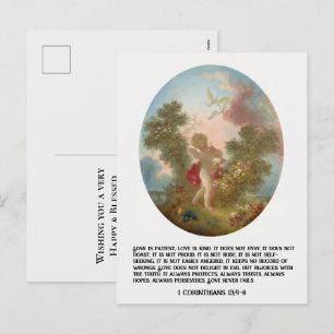 Religieuze Christelijke St. Valentijnsdag Feestdagenkaart