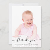 Religieuze Christening Baptisme Communauteit Chris Bedankkaart (Voorkant)