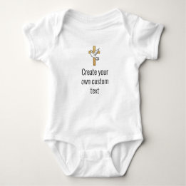 Religieuze Creëer je eigen aangepaste tekst Ver1 Romper