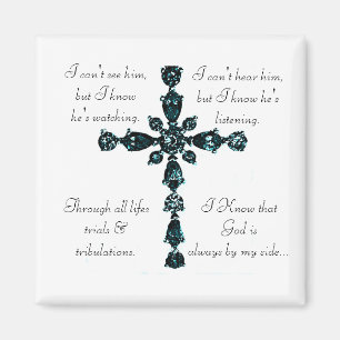 Religieuze Cross magnet Magneet