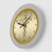 Religieuze dwarsklok grote klok (Hoek)