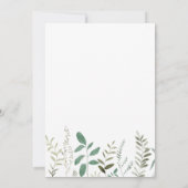 religieuze evenement bedankkaart kaart (Achterkant)