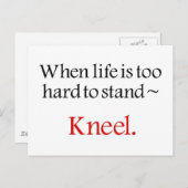 Religieuze geschenken briefkaart (Voorkant / Achterkant)