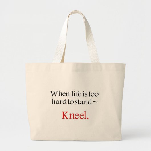 Religieuze geschenken grote tote bag (Voorkant)