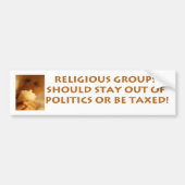 Religieuze groepen bumpersticker (Voorkant)