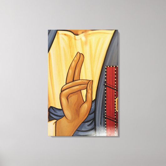 Religieuze hand-signaalkunst canvas afdruk (Voorkant)