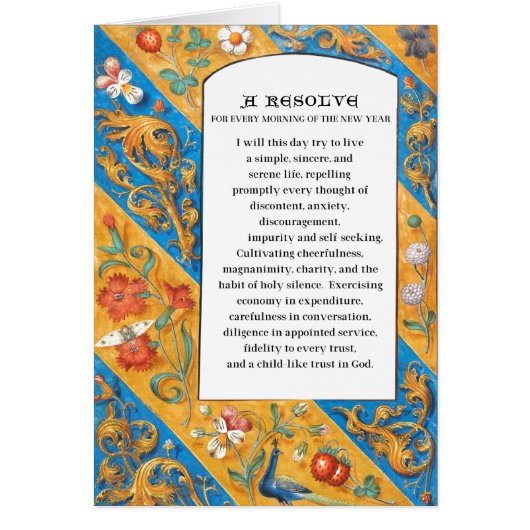 Religieuze Happy New Year Prayer-scripts (Voorkant)