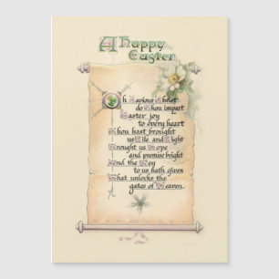 Religieuze Happy Pasen Typografie Scroll