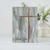 Religieuze Hartelijk dank Bedankkaart (Staand voorkant)